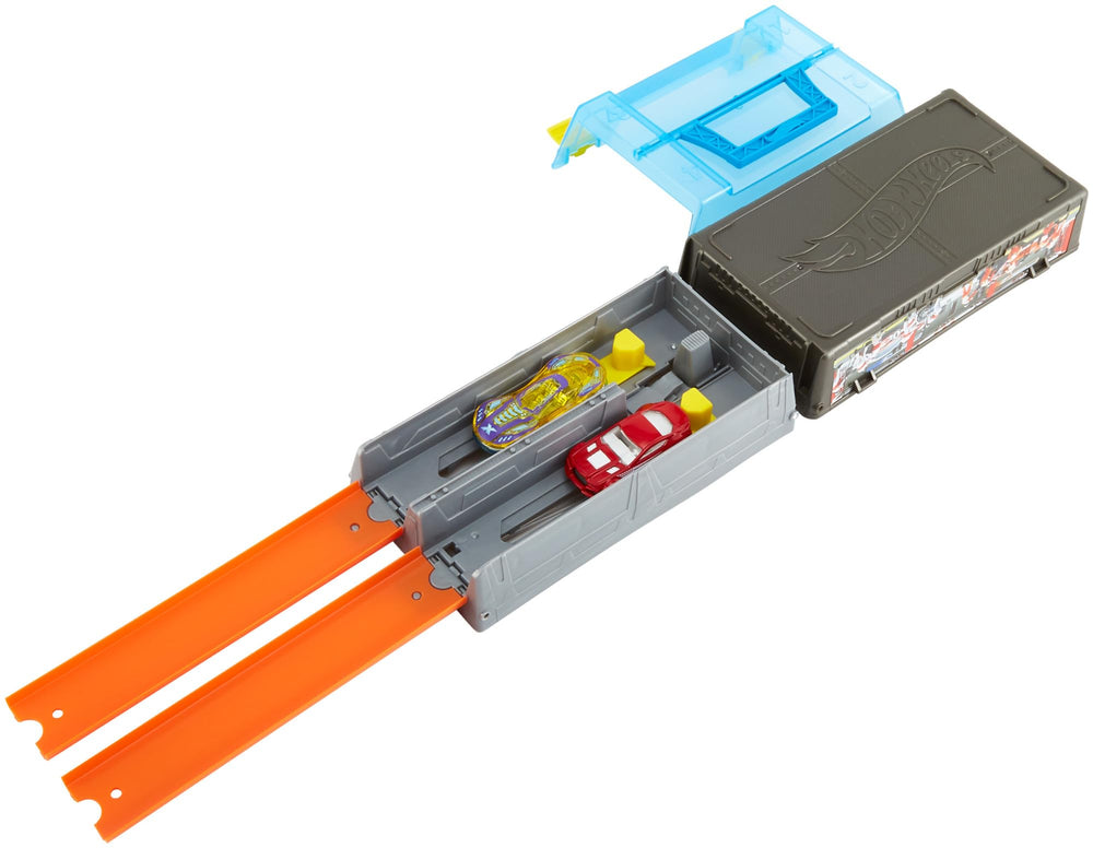 Track pieces compatible with other Hot Wheels sets for expansion