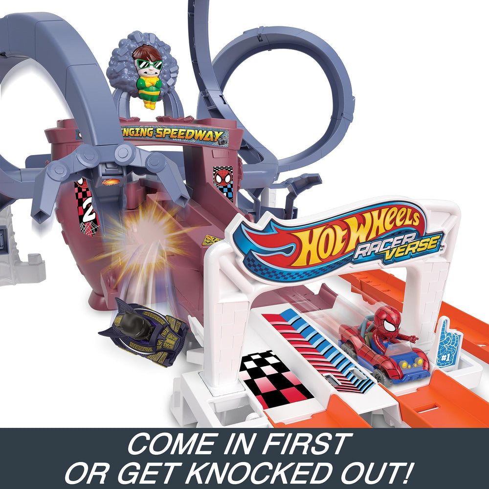 Five-lap RacerVerse course for repeated, competitive play