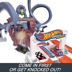Five-lap RacerVerse course for repeated, competitive play