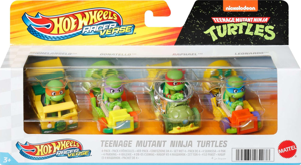 Ready-to-race Hot Wheels RacerVerse set straight from the box