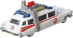 Hot Wheels Real Riders ECTO-1 highlighting interior details for fans.