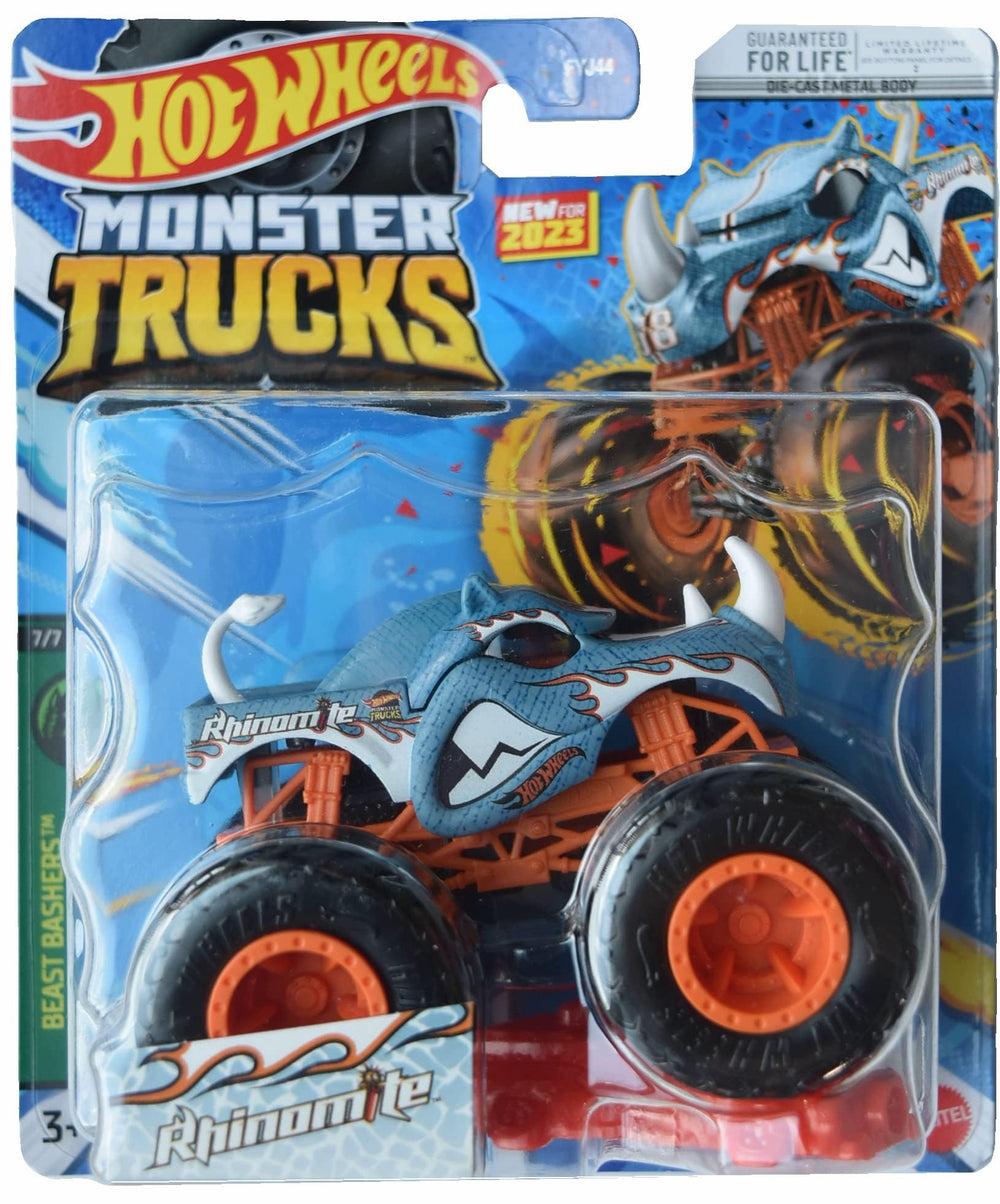 Hot Wheels Rhinomite Beast Basher 7-7 diecast for action-packed play and collection