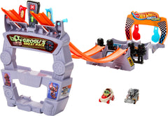 Hot Wheels Grogu die-cast car front view for dynamic race play.