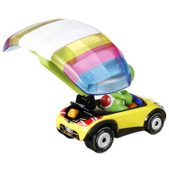 Hot Wheels Super Mario 1:64 scale vehicles ready for quick races and display.