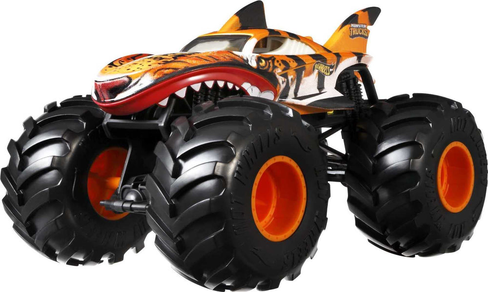Hot Wheels Tiger Shark 1:24-scale die-cast vehicle for kids play