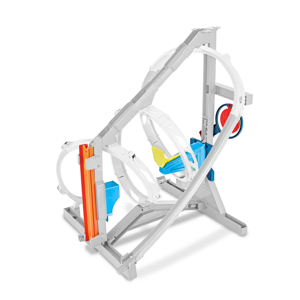 Hot Wheels track pieces connect to other sets for custom layouts