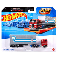 Hot Wheels Optimus Prime transforming vehicle for exciting, fast-paced play sessions