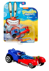 Hot Wheels Sandy Cheeks white car supports Arctic adventures.