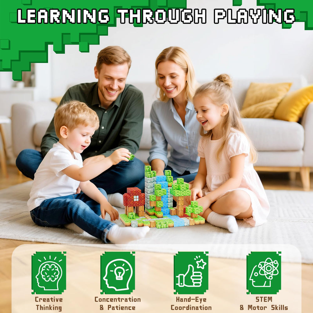 HOTERA kids gift idea 103pcs magnetic blocks for screen-free learning