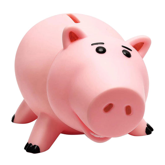 HOTFUN piggy bank Hamm cartoon pink face for playful saving sessions.