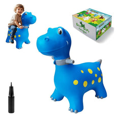 HotMax Dinosaur Horse Bounce blue enhances active indoor play and motor skills.
