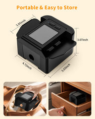 HOTOIQ Card Shuffler portable design fits home tables and travel bags