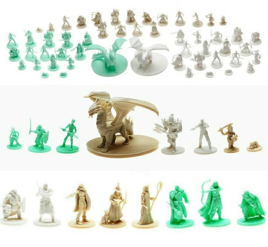 House of Bodian mythical heroes mini figure set—monster figures for epic dungeon encounters.
