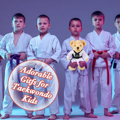 Houwsbaby taekwondo bear bedroom decor adds friendly charm to kid spaces.