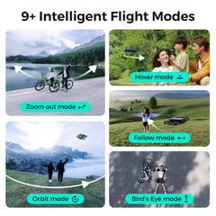HOVERAir X1 camera captures 2.7K video with smooth stabilization.