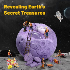 Hovydzz Gemstones Dig Kit discover 15 genuine gems during lunar-style excavation.