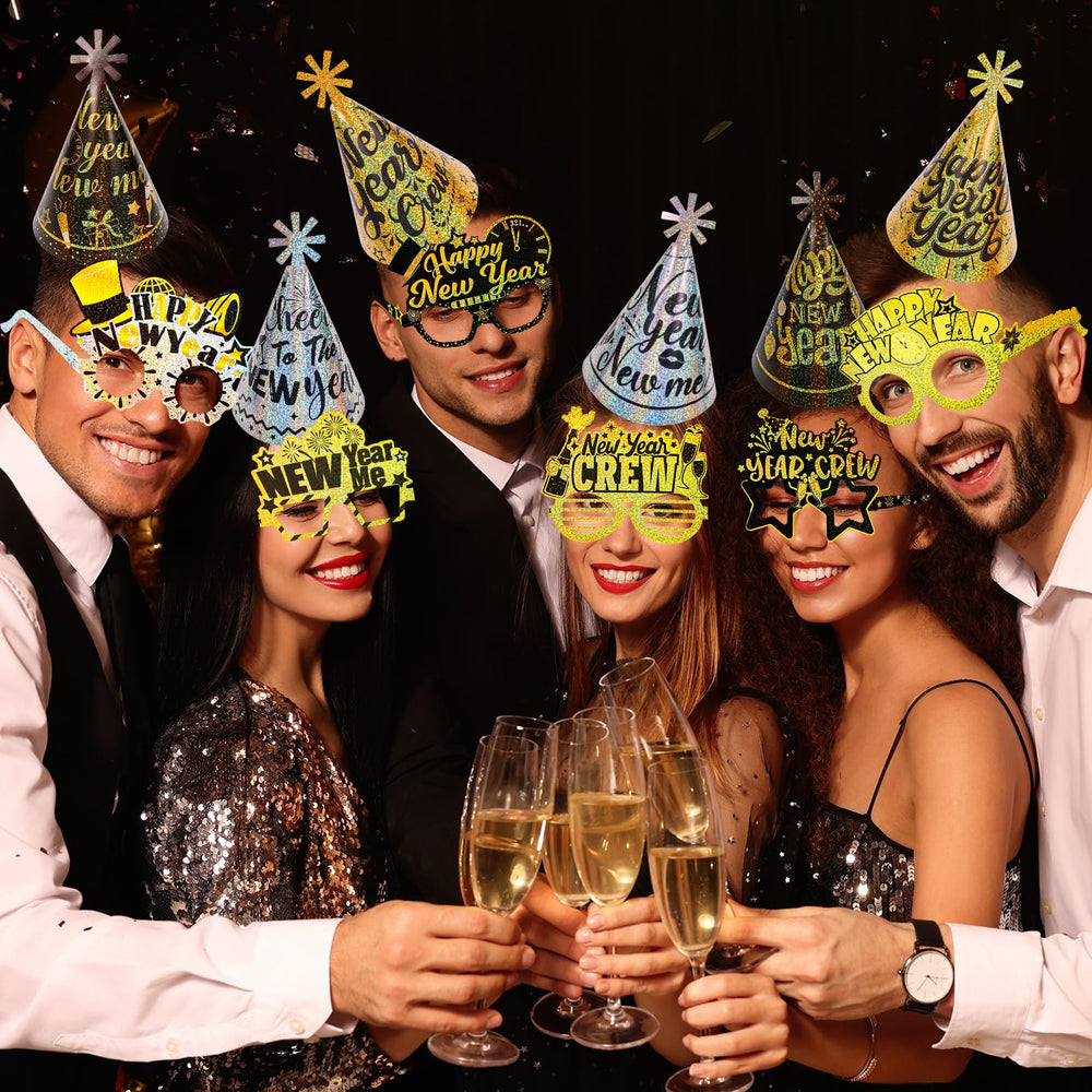 HOWAF New Year Eve noisemaker enhances cheers with bright metallic tones