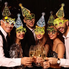 HOWAF New Year Eve noisemaker enhances cheers with bright metallic tones