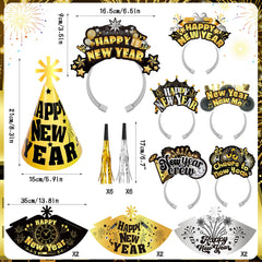 HOWAF New Year paper glasses deliver playful props for social media posts.