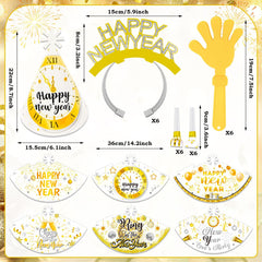 HOWAF paper glasses as playful NYE photo props