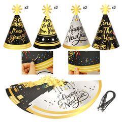 HOWAF NYE paper glasses with Cheers for fun photos