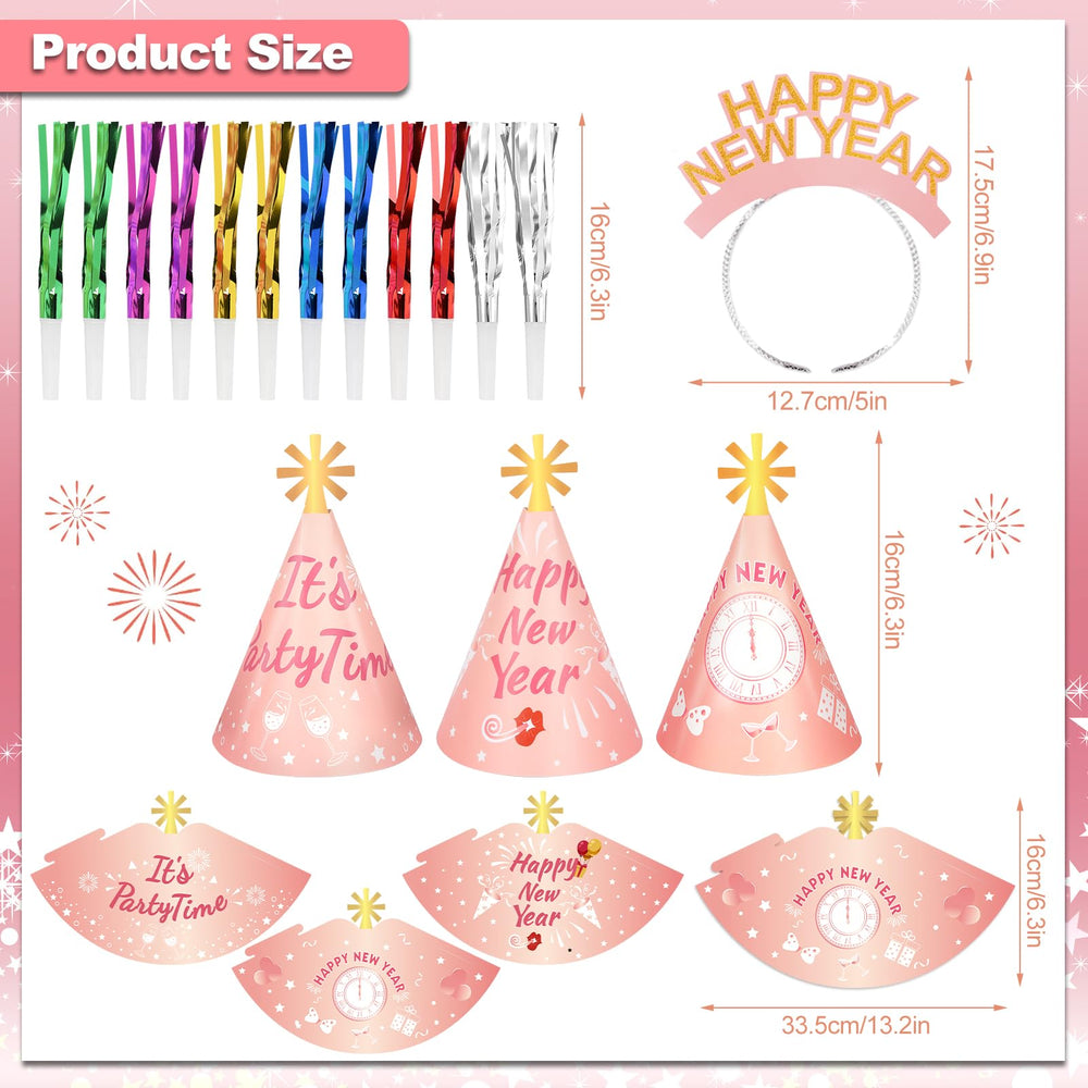 HOWAF Rose Gold New Year Squawker creates fun interactive cheers.