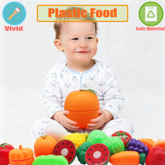 HOXBUR strawberry pretend play toy promotes storytelling during kitchen play.