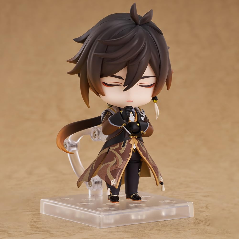 HOYOVERSE Zhongli Nendoroid sculpt detail for collectors.