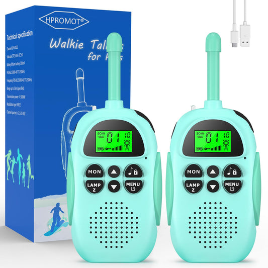 HPROMOT kids' walkie talkies recharge pack enables quick playtime