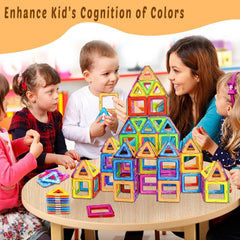HQXBNBY magnetic tiles house castle build promotes imaginative play and spatial skills.