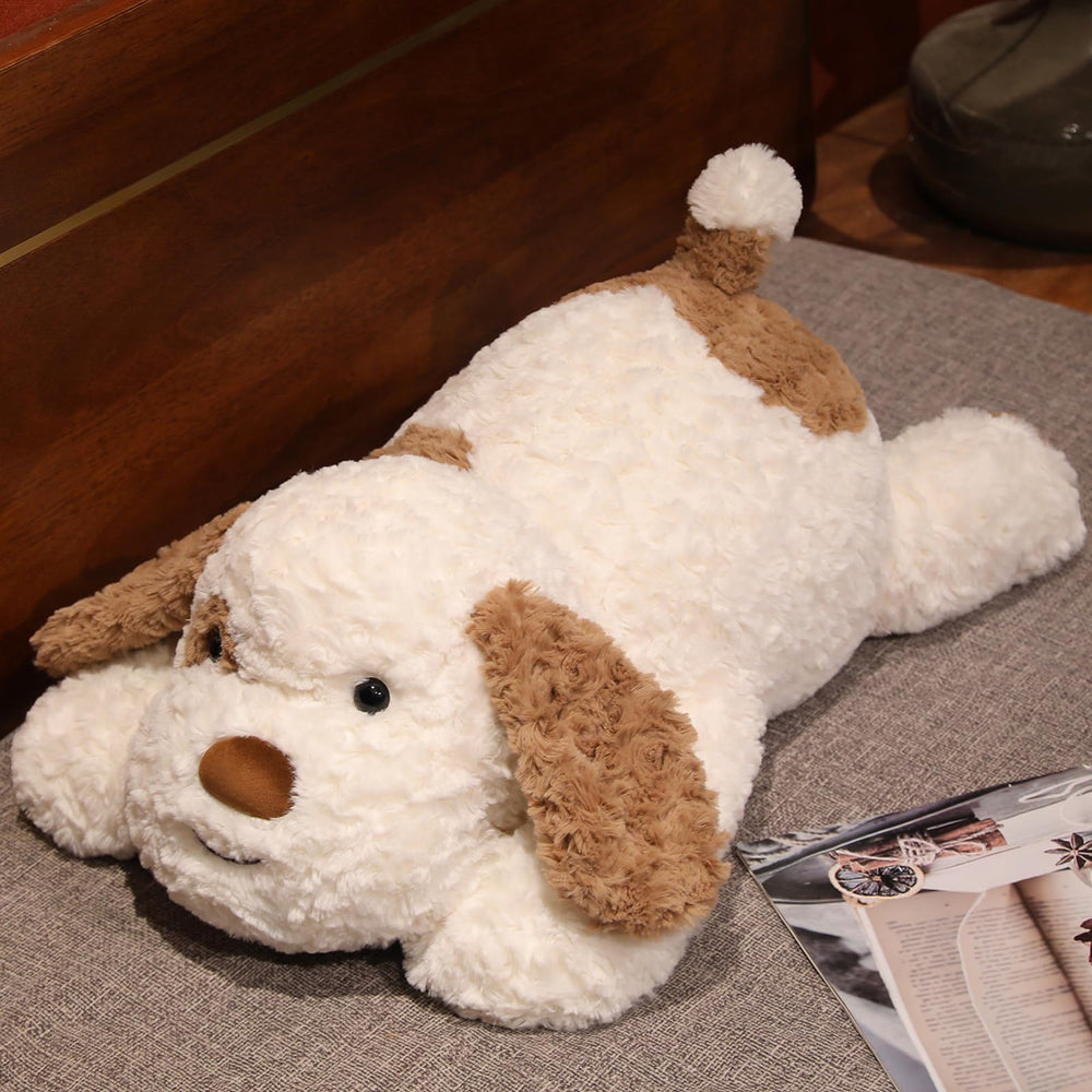 Hronsa weighted dog plush is a versatile decor and gift option