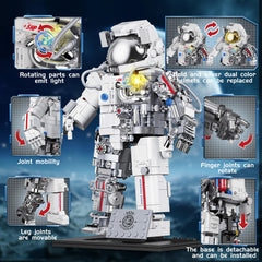 HSANHE astronaut figure with movable joints for dynamic poses