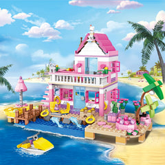 HSANHE feline artwork decor enhances vibrant fantasy scenes during building.