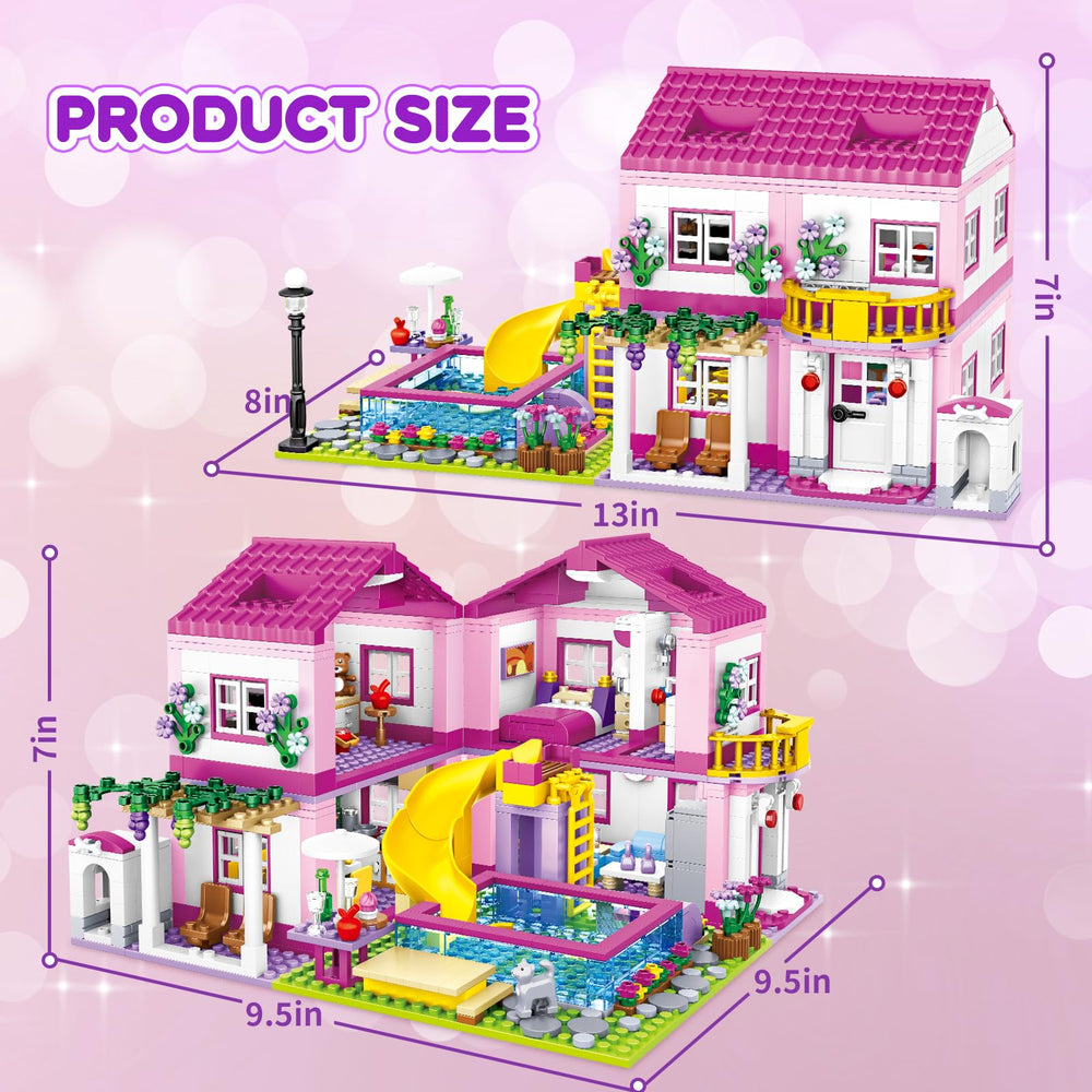 HSANHE outdoor dining area playset with table and benches for social scenes