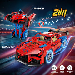 HSANHE robot mode transformation showcasing build versatility.