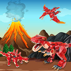 HSANHE STEM 3in1 Pterodactyl build — detailed manual for creative dinos.