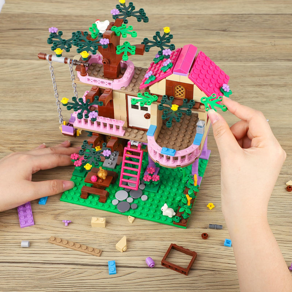 HSANHE clear, detailed instructions ease family construction time.