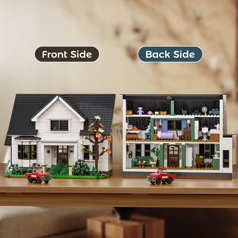 HTOWPMLS Bella House Block Set color manual and labeled bags aid assembly