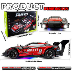 HTURCCOP 1:16 RC Drift Car gift-ready display piece.