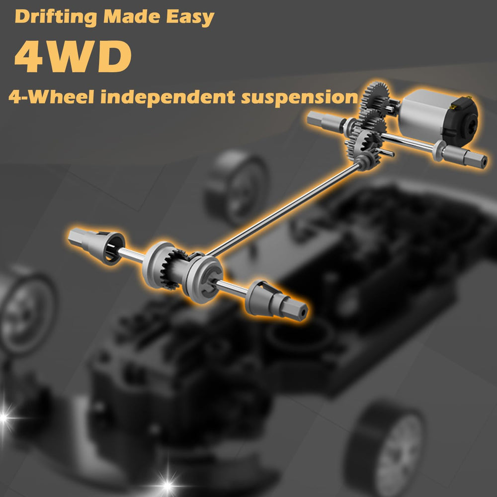 HTURCCOP RC drift car two batteries included for longer playtime