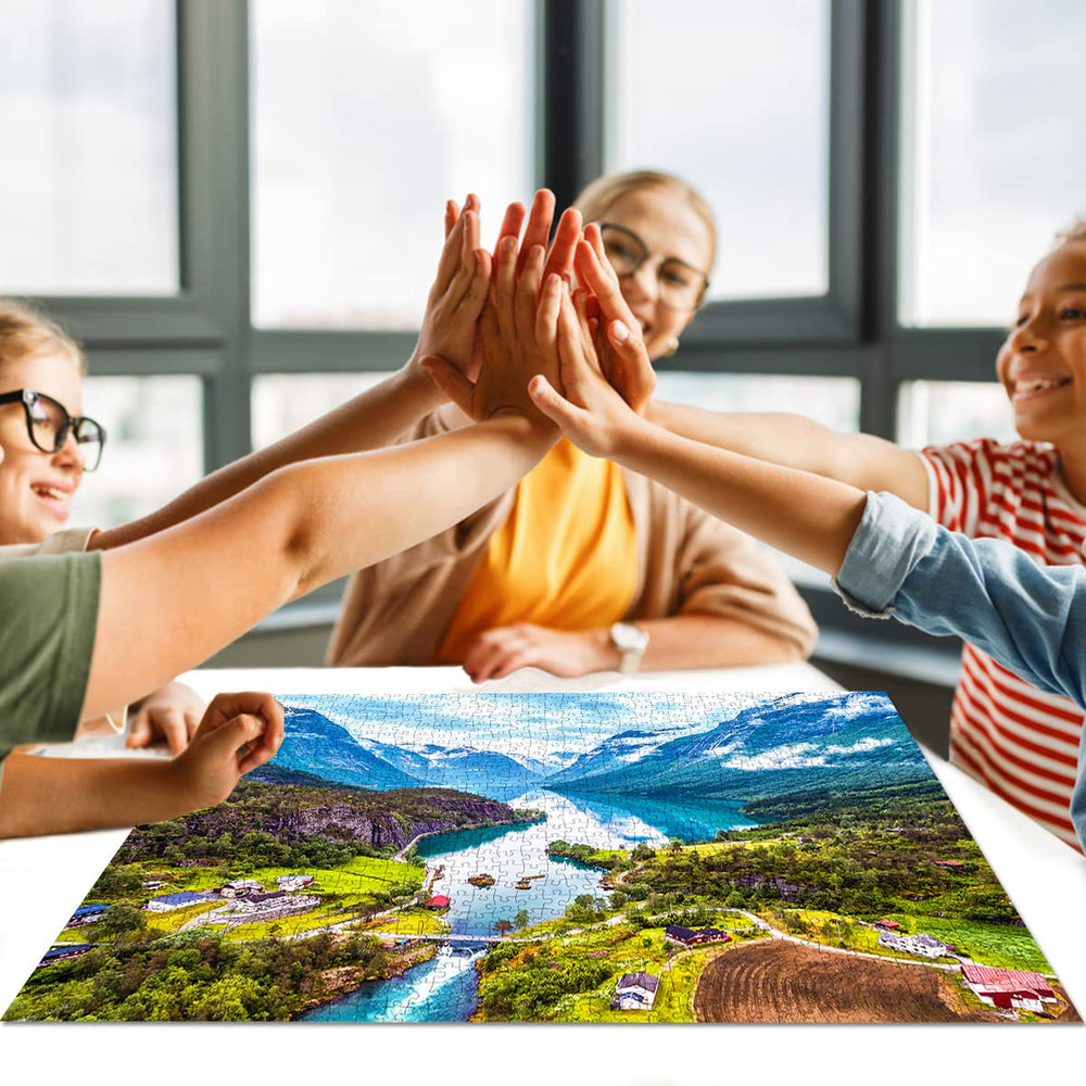 HUADADA dust-free round edges ensure safe, comfortable puzzling