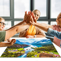 HUADADA dust-free round edges ensure safe, comfortable puzzling
