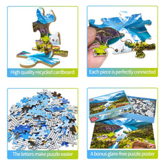 HUADADA poster included 70x50 cm supports planning and display