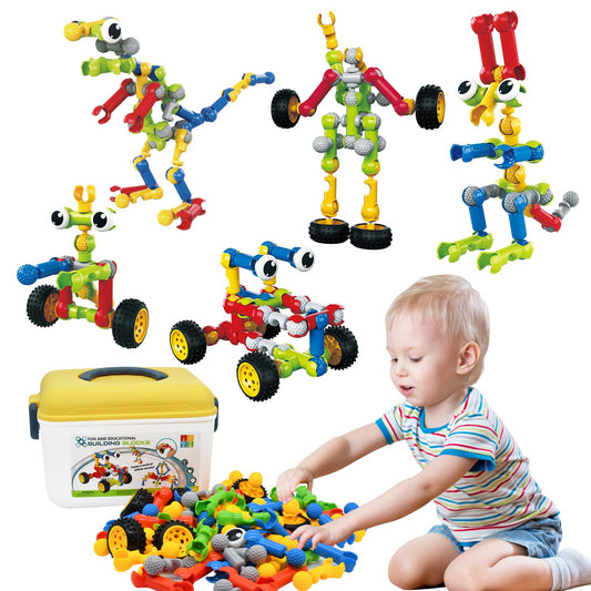 Huaker 109-piece building toys set enabling imaginative STEM play and hands-on learning.