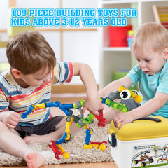 Huaker colorful-pieces stem set sparks imagination with bright, kid-safe blocks.