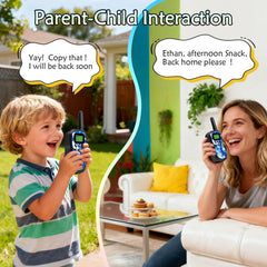 Huaker Kids Walkie Talkies are built with durable ABS plastic for safe, long-lasting use.