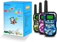 Huaker Kids Walkie Talkies include a built-in flashlight for night-time exploration.