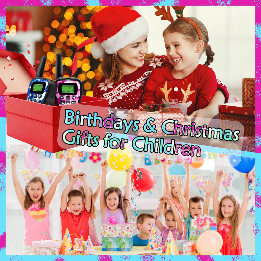Huaker Kids Walkie Talkies make a gift-ready option for birthdays and holidays.
