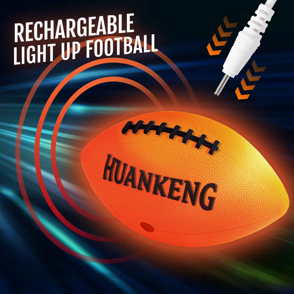 HuanKeng football pump included for fast at-home setup.