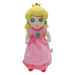 HUAWELL Princess Peach plush closeup highlighting stitching and softness